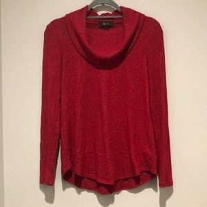 BCX Red Cowl Neck Sweater